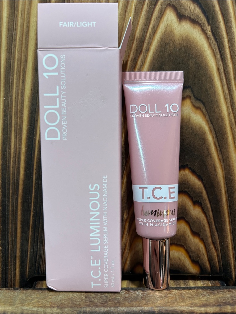 DOLL 10 T.C.E Luminous Super Coverage Serum Concealer — Pink